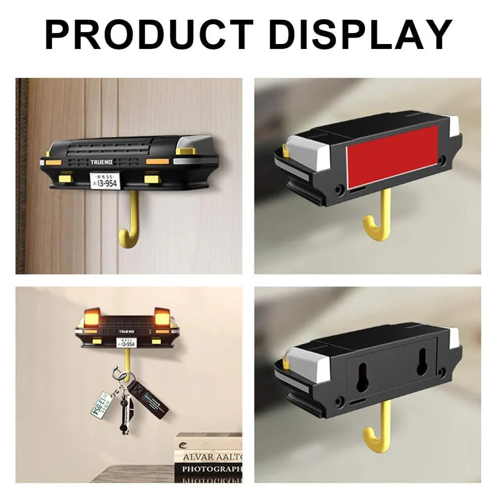 Headlite: Car Bumper Keychain Holder with LED Headlight & Blinkers, Wall Mount & LED Lights | sarphire