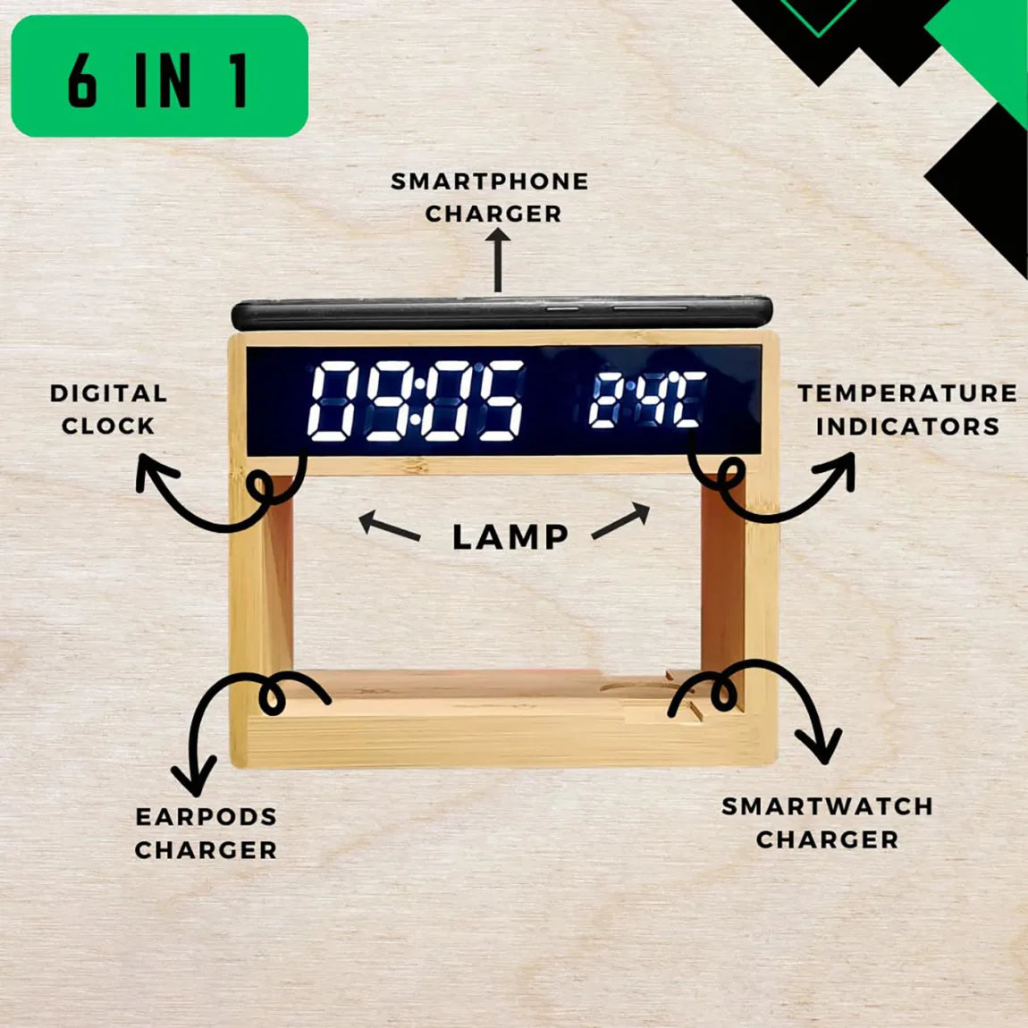 Wireless Charging Junction - Multifunctional - Single Piece