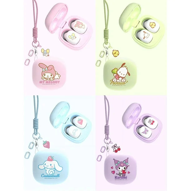 Sanrio Character Wireless Bluetooth Earbuds with Cute Charging Case