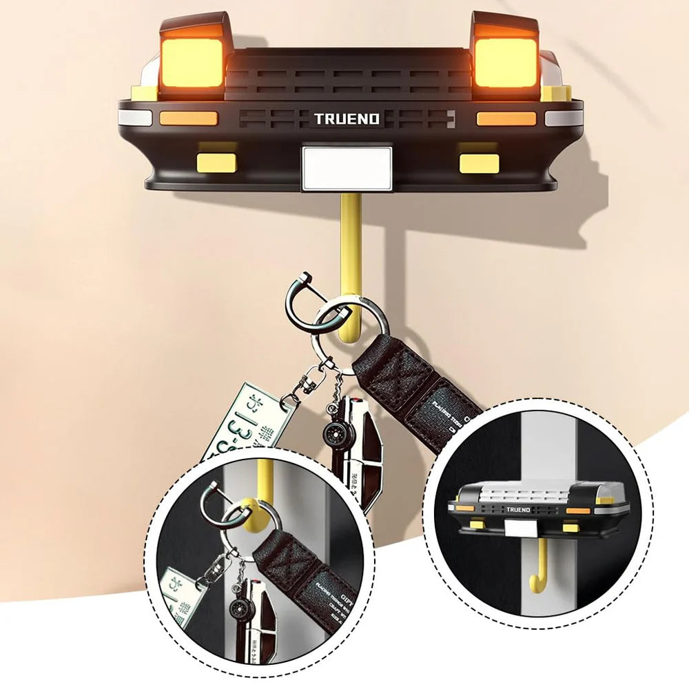 Headlite: Car Bumper Keychain Holder with LED Headlight & Blinkers, Wall Mount & LED Lights | sarphire