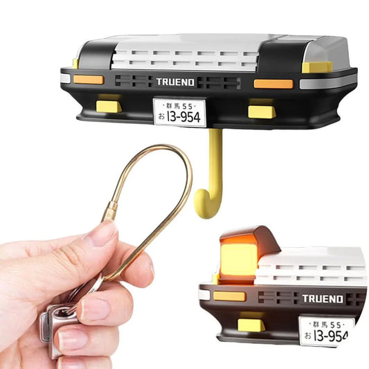 Headlite: Car Bumper Keychain Holder with LED Headlight & Blinkers, Wall Mount & LED Lights | sarphire