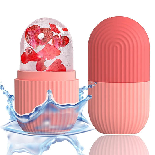 Face Ice Roller for Men & Women – Reusable & Unbreakable Face Massager for Glowing Skin, Puffy Eyes & Relaxation – Ice Cube Roller for Skin