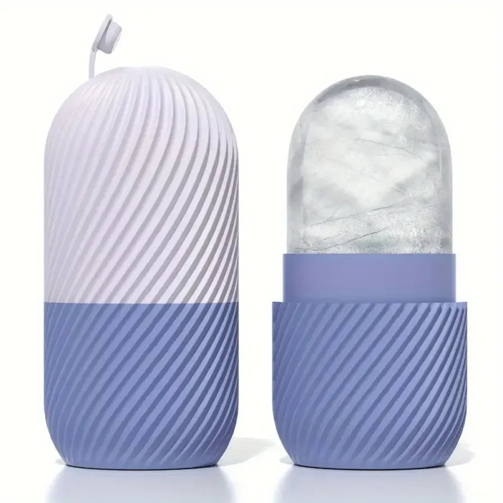 Face Ice Roller for Men & Women – Reusable & Unbreakable Face Massager for Glowing Skin, Puffy Eyes & Relaxation – Ice Cube Roller for Skin
