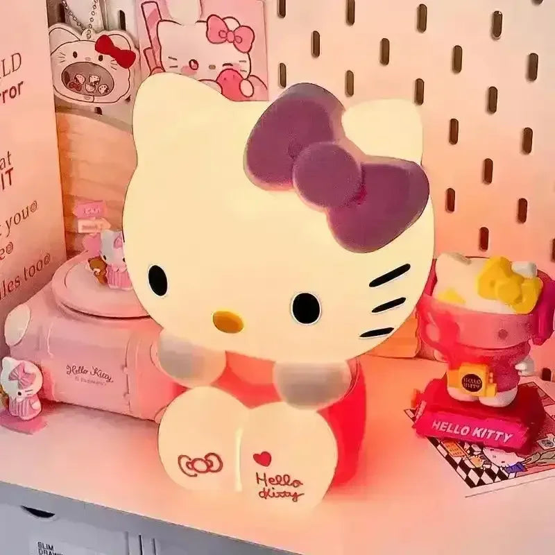 Hello Kitty Clap-Control Night Lamp with Remote – Soft LED Cute Bedside Light