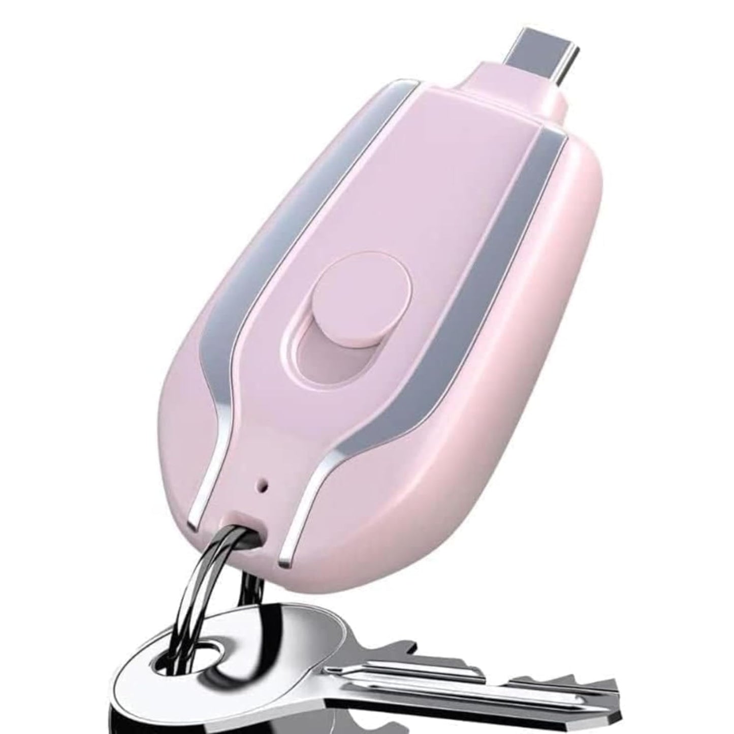 Mini Emergency Rechargeable Keychain Power Bank (1500 mAh) – Portable Mobile Charger