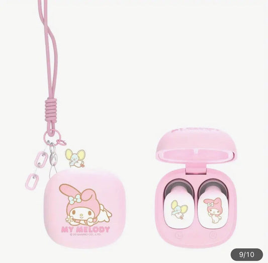 Sanrio Character Wireless Bluetooth Earbuds with Cute Charging Case